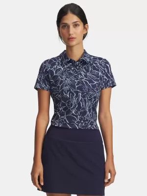 Damen-T-Shirt UNDER ARMOUR UA PLAYOFF 3.0 PRINTED POLO 1387148-411 BLAU