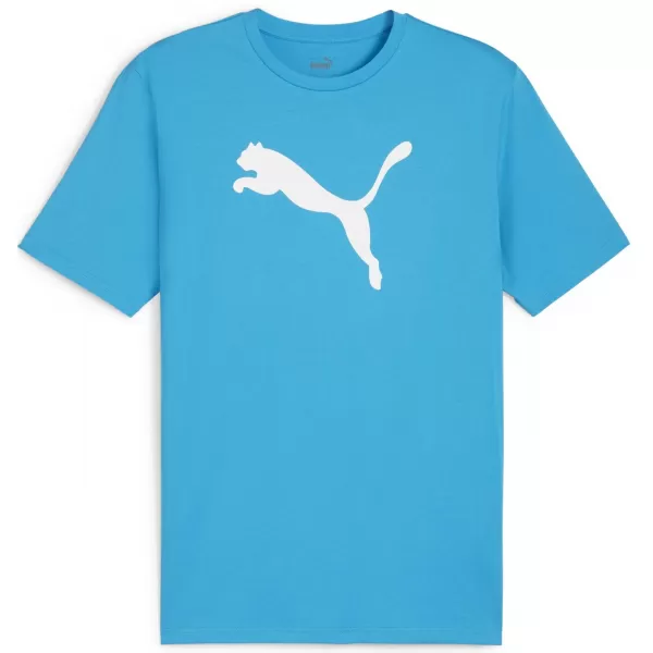  Herren -Trikot PUMA TEAMRISE LOGO JERSEY COTTON 658705_02 SPEED BLUE/ GESCHWINDIGKEIT BLAU/PUMA WEIß 