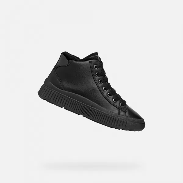  Mädchen-Sneaker GEOX LAQUINNY J46M3G00085C9999 SCHWARZ 