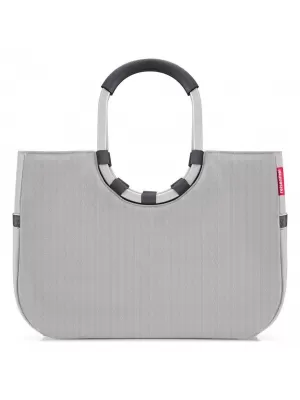 Handtasche REISENTHEL LOOPSHOPPER L FISCHGRÄTENGRAU