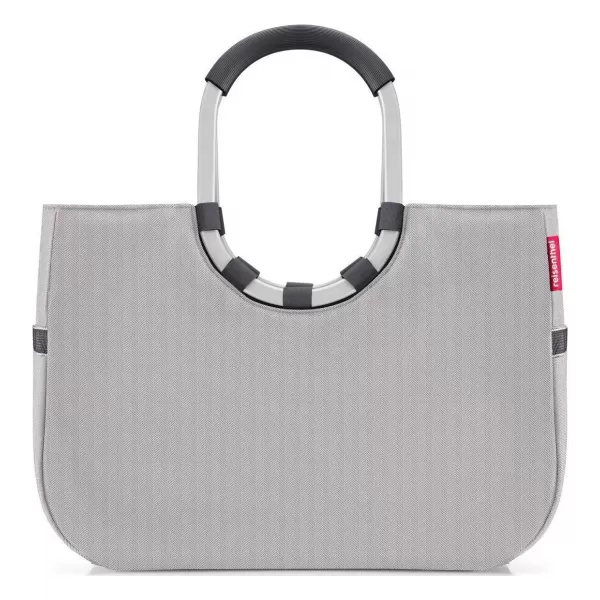  Handtasche REISENTHEL LOOPSHOPPER L FISCHGRÄTENGRAU 