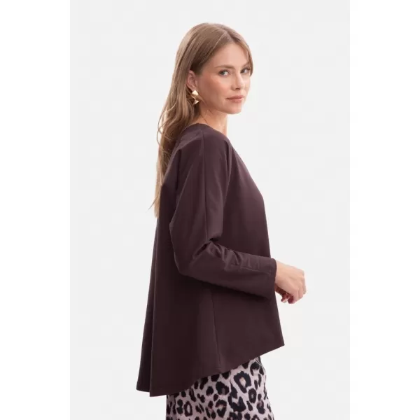  Damenbluse BEWEAR B304 DUNKLE SCHOKOLADE 