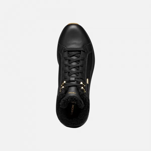  Damen-Sneaker GEOX SPHERICA ACTIF X2 G009708 SCHWARZ 