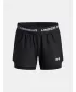 Mädchen-Shorts UNDER ARMOUR UA TECH PLAY UP 2N1 SHORT 6004985-005 SCHWARZ