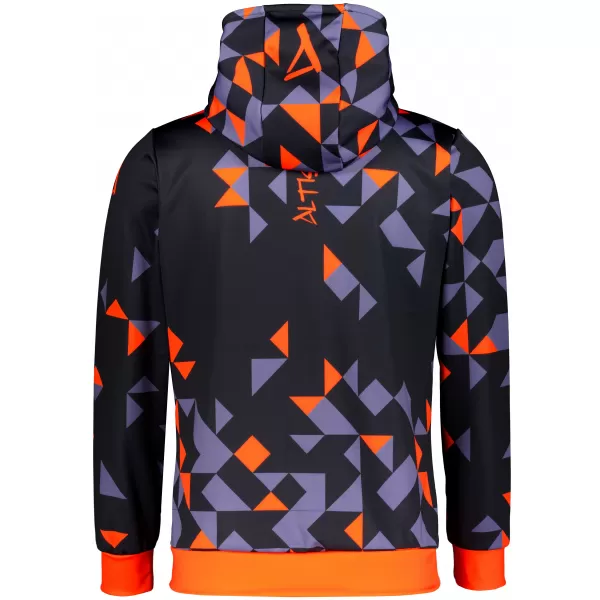  Hochwertiges Funktions-Sweatshirt für Herren ALTISPORT VOJ/ALM108MI01 SCHWARZ-ORANGE 