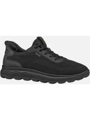 Herren-Sneaker GEOX SPHERICA PLUS SCHWARZ