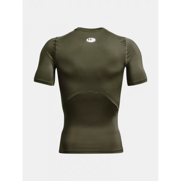  Herren-T-Shirt UNDER ARMOUR UA HG ARMOUR COMP SS 1361518-390 GRÜN 