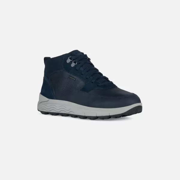  Herren-Stiefeletten GEOX SPHERICA 4X4 B ABX G008015 DUNKELBLAU 