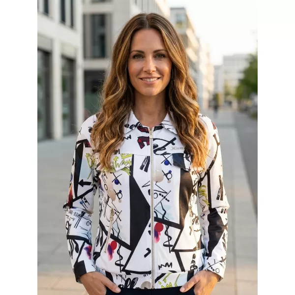  Damen-Sweatshirt KIXMI VERITY WEIß 