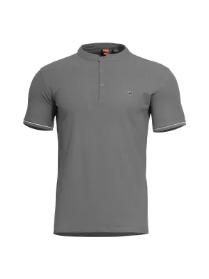 T-Shirt PENTAGON LEVANTES HENLEY T-SHIRT STRIPES K09025 WOLF/GRAU