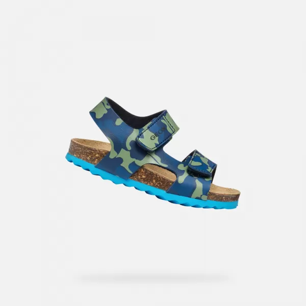  Sandalen für Jungen GEOX CHALKI BLAU 