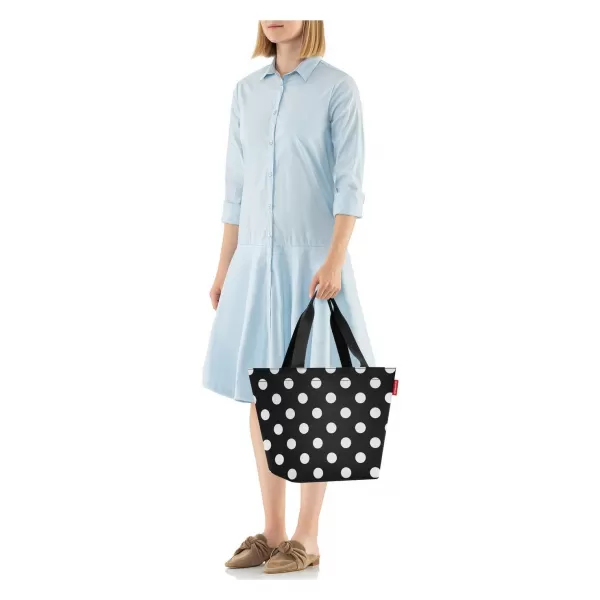 Handtasche REISENTHEL SHOPPER M PUNKTE WEIß 