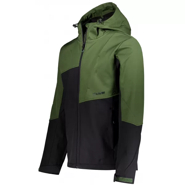  Herren -Softshelljacke ALTISPORT GAN KHAKI/SCHWARZ 