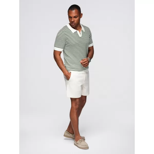  Herren t -Shirt OMBRE OM-POSS-0161 WEIß UND OLIV 