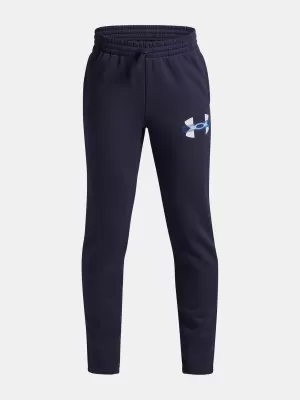 Jogginghose für Jungen UNDER ARMOUR UA RIVAL FLC CBLCK GRPHC JGR 6004995-403 BLAU
