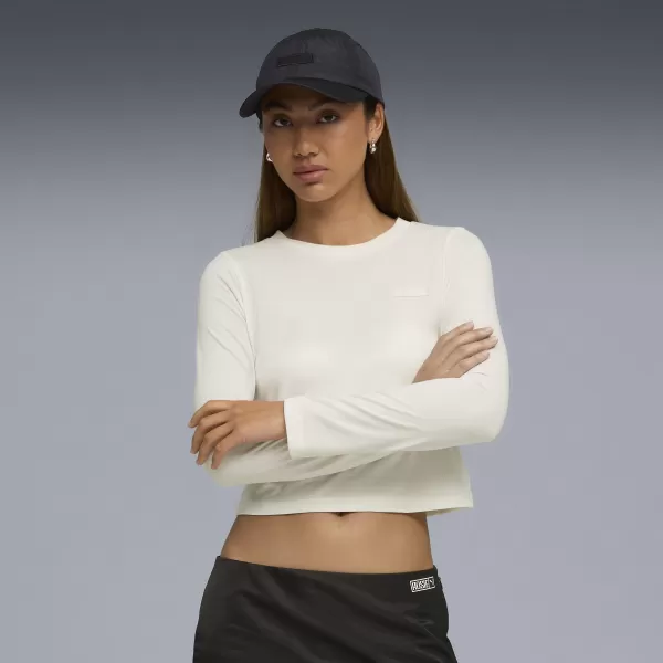  Hemd PUMA X ROSÉ LONGSLEEVE TEE 63380577 WARM WEIß 
