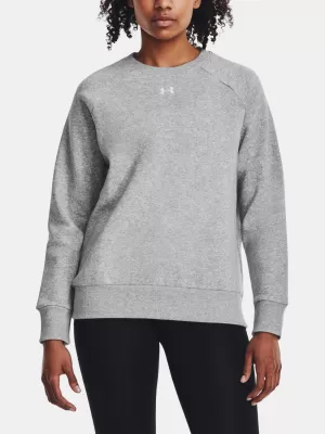 Damen-Sweatshirt UNDER ARMOUR UA RIVAL FLEECE CREW 1379508-012 GRAU