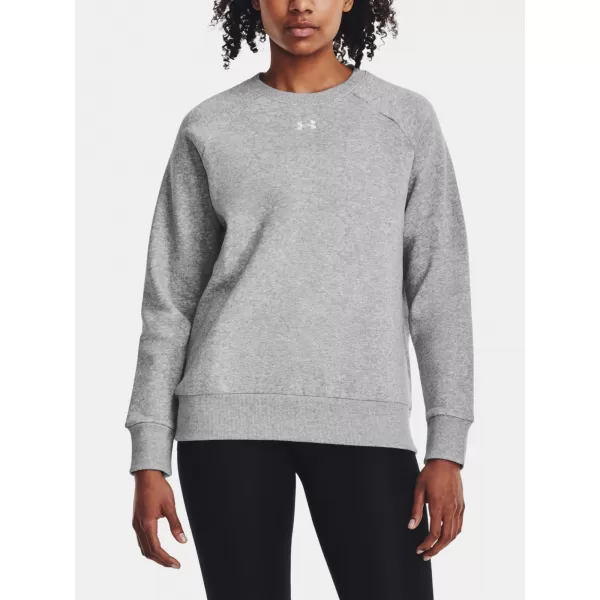  Damen-Sweatshirt UNDER ARMOUR UA RIVAL FLEECE CREW 1379508-012 GRAU 