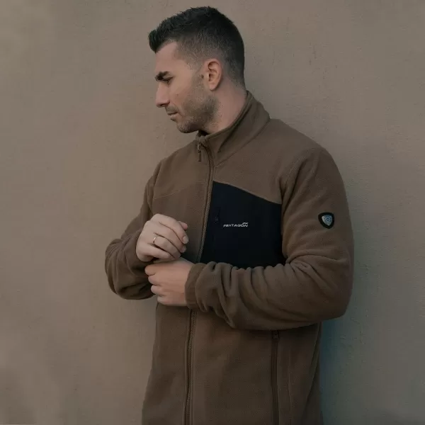  Herren-Sweatshirt PENTAGON ATHOS 2.0 MEN΄S FLEECE JACKET K08047 KOJOTE 
