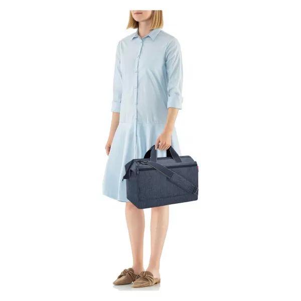  Tasche REISENTHEL ALLROUNDER L POCKET FISCHGRÄTENMUSTER DUNKELBLAU 