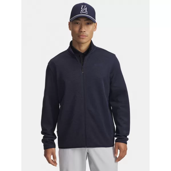 Herren-Sweatshirt UNDER ARMOUR UA DRIVE SWEATERFLEECE FZ 6005672-410 BLAU 