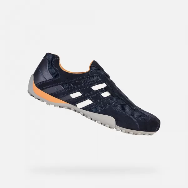 Herren-Sneaker GEOX SNAKE G002632 DUNKELBLAU 