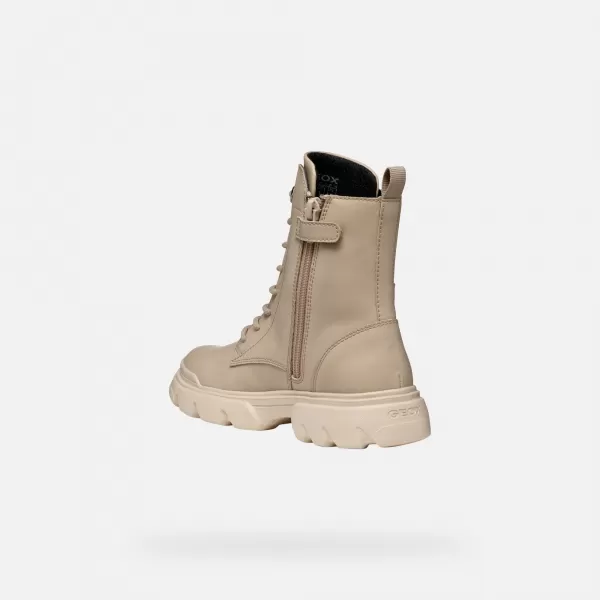  Stiefeletten für Mädchen GEOX JUNETTE J56HVB000BCC5000 BEIGE 