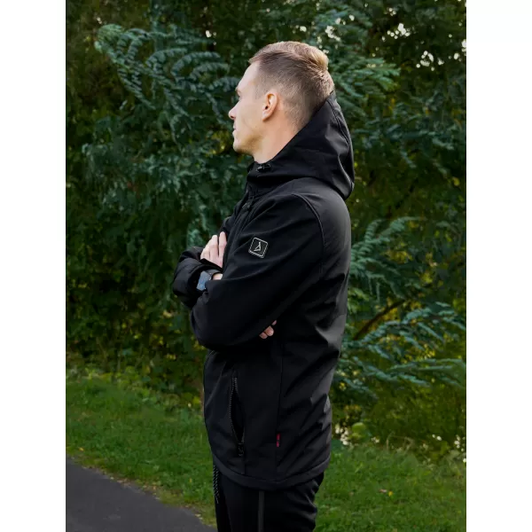  Herren -Softshelljacke ALTISPORT NEWET SCHWARZ 