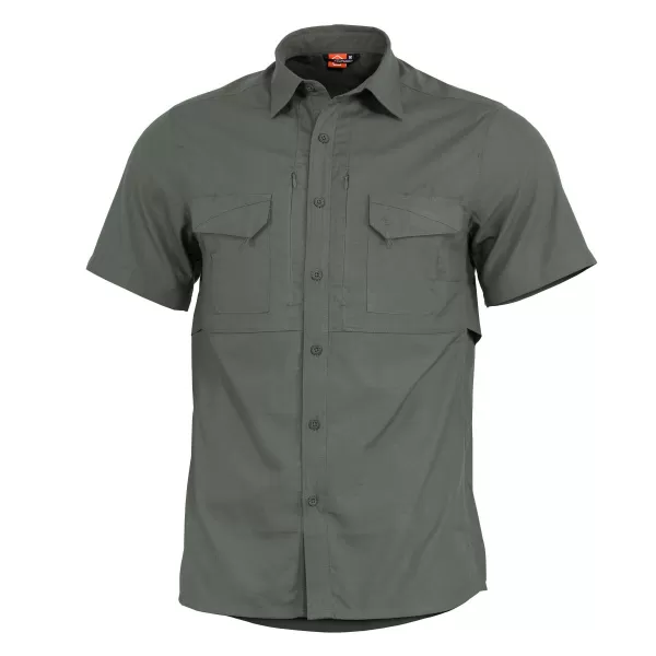  Herrenhemd PENTAGON PLATO SHIRT SHORT K02019 TARNGRÜN 