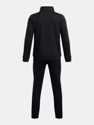 Jungen-Set UNDER ARMOUR UA B ICON KNIT TRACKSUIT 1390295-001 SCHWARZ
