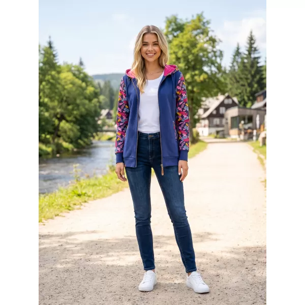  Damen-Sweatshirt ALTISPORT GALAH DUNKELBLAU 