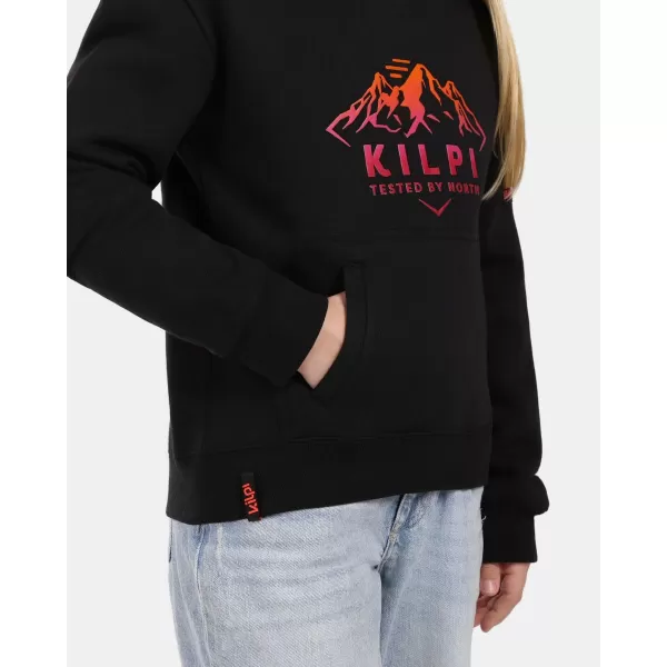  Sweatshirt für Mädchen KILPI NORTHEN-JG ZJ0211KI SCHWARZ 