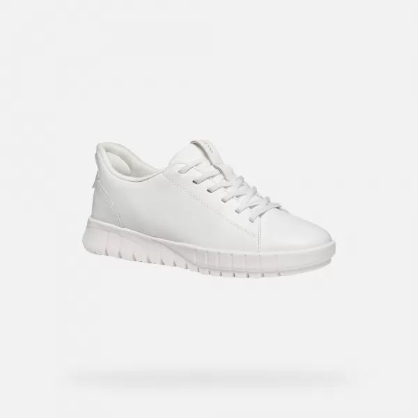  Damen-Sneaker GEOX FLEXTRIDE PLUS G009594 WEIß 