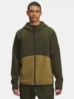 Herren-Sweatshirt UNDER ARMOUR UA UNSTOPPABLE FLC FZ HD EU GRÜN