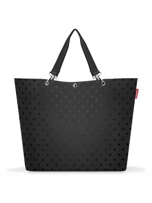Tasche REISENTHEL SHOPPER XL GLÄNZENDE PUNKTE SCHWARZ
