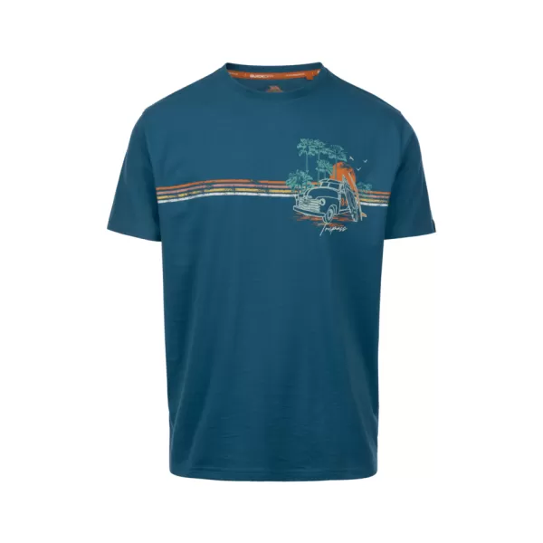  Herren-T-Shirt TRESPASS ZAMA BONDI-BLAU 