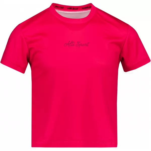  Funktionaler t -Shirt -Prämie von Kindern ALTISPORT VOJ/ALK075TR01 LEUCHTEND ROT 