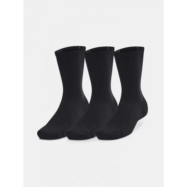  Socken UNDER ARMOUR UNISEX UA TC 3PK CREW 1386311-001 SCHWARZ 
