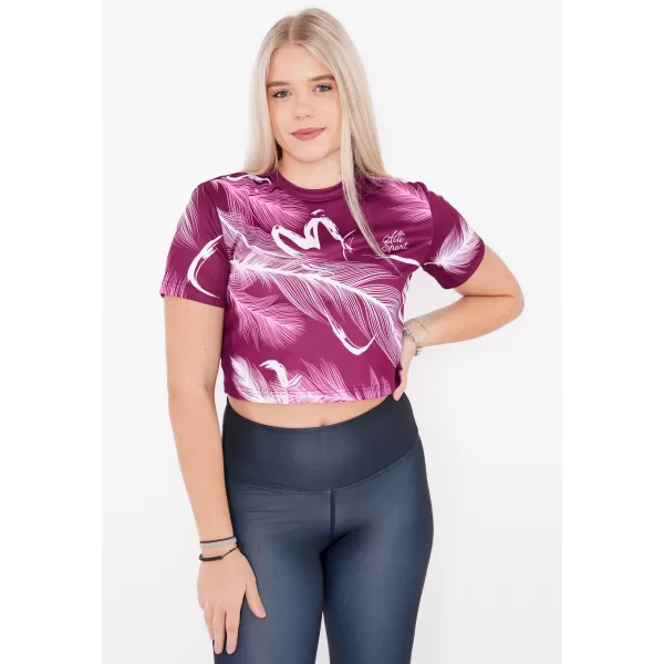  Premium-Crop-Top für Damen ALTISPORT VOJ/ALW001TR07 FUCHSIOVÁ FUCHSIE 