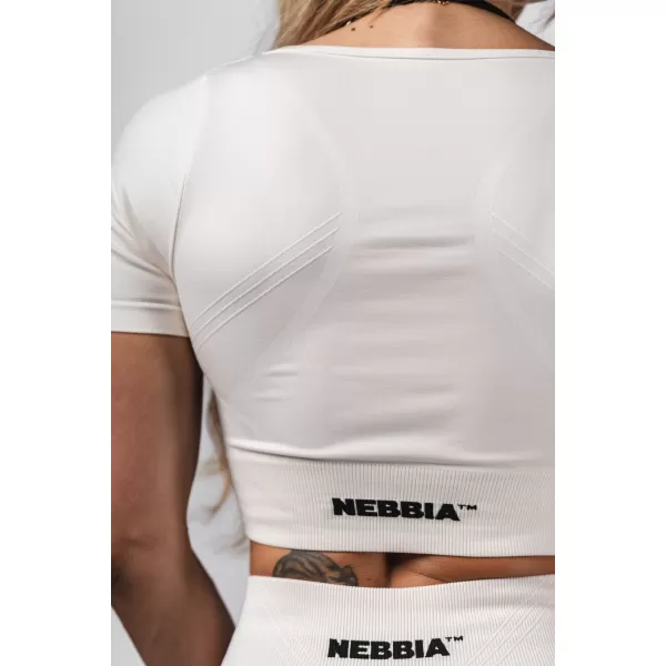  Formendes nahtloses Crop-Top FLOW SEAMLESS 499 CREAM Nebbia 