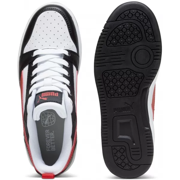  Babyschuhe PUMA REBOUND V6 LO JR 39383304 PUMA WEIß/ROT/SCHWARZ 