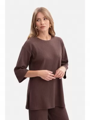 Damenbluse BEWEAR B301 BRAUN