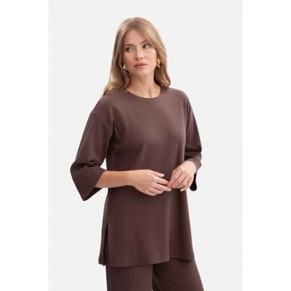  Damenbluse BEWEAR B301 BRAUN 