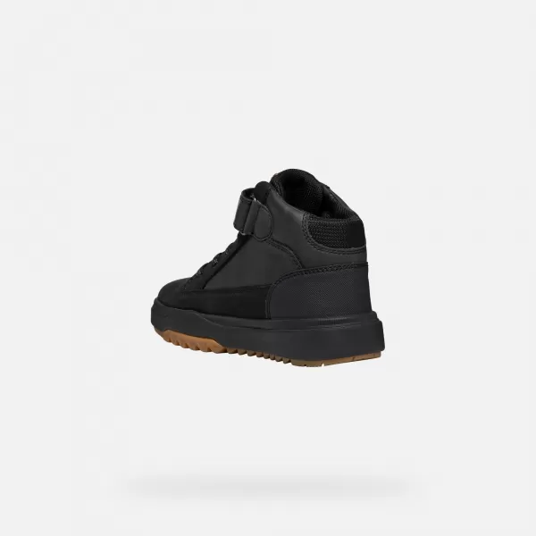  Stiefeletten für Jungen GEOX BUNSHEE B ABX SCHWARZ 