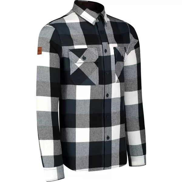  Flanellhemd NORDBLANC QUANTUM NBSSM8243 GRAU/GRÜN 