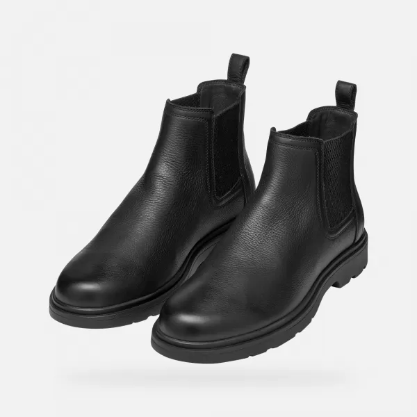  Herren-Stiefeletten GEOX SPHERICA EC1 SCHWARZ 