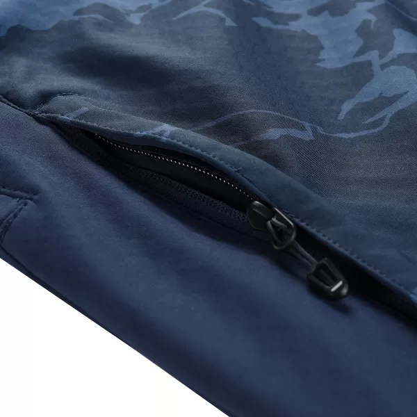  Herren -Softshelljacke ALPINE PRO HOOR BLAU 