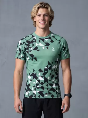 Funktionelle Kompression von Männern t -Shirt Premium ALTISPORT VOJ/ALM108TR04 MILITÄR