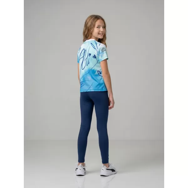  Funktionaler t -Shirt -Prämie von Kindern ALTISPORT VOJ/ALK083TR01 WEIß -BLAU 