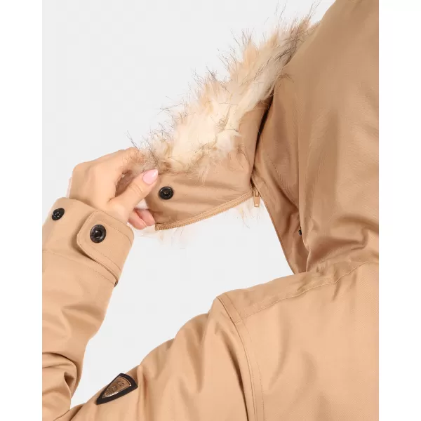  Damenmantel KILPI PERU-W ZL0128KI BEIGE 